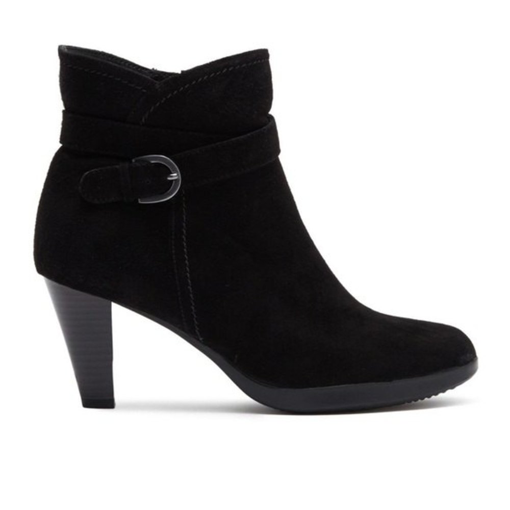 Blondo AquaProtect Imane Black Suede Waterproof Booties